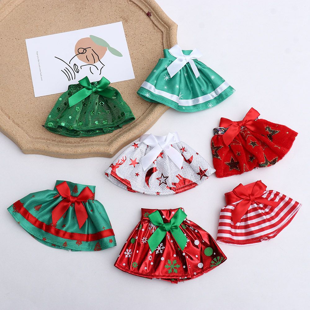 Baby Clothing Dresser - Красная рождественская кукла, белое платье, детские