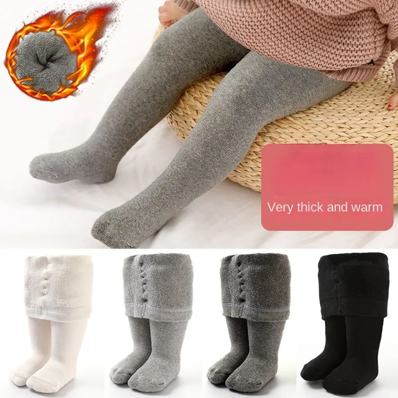 Baby Clothing Dividers - Детские колготки, зима-осень, однотонные мягкие хлопковые