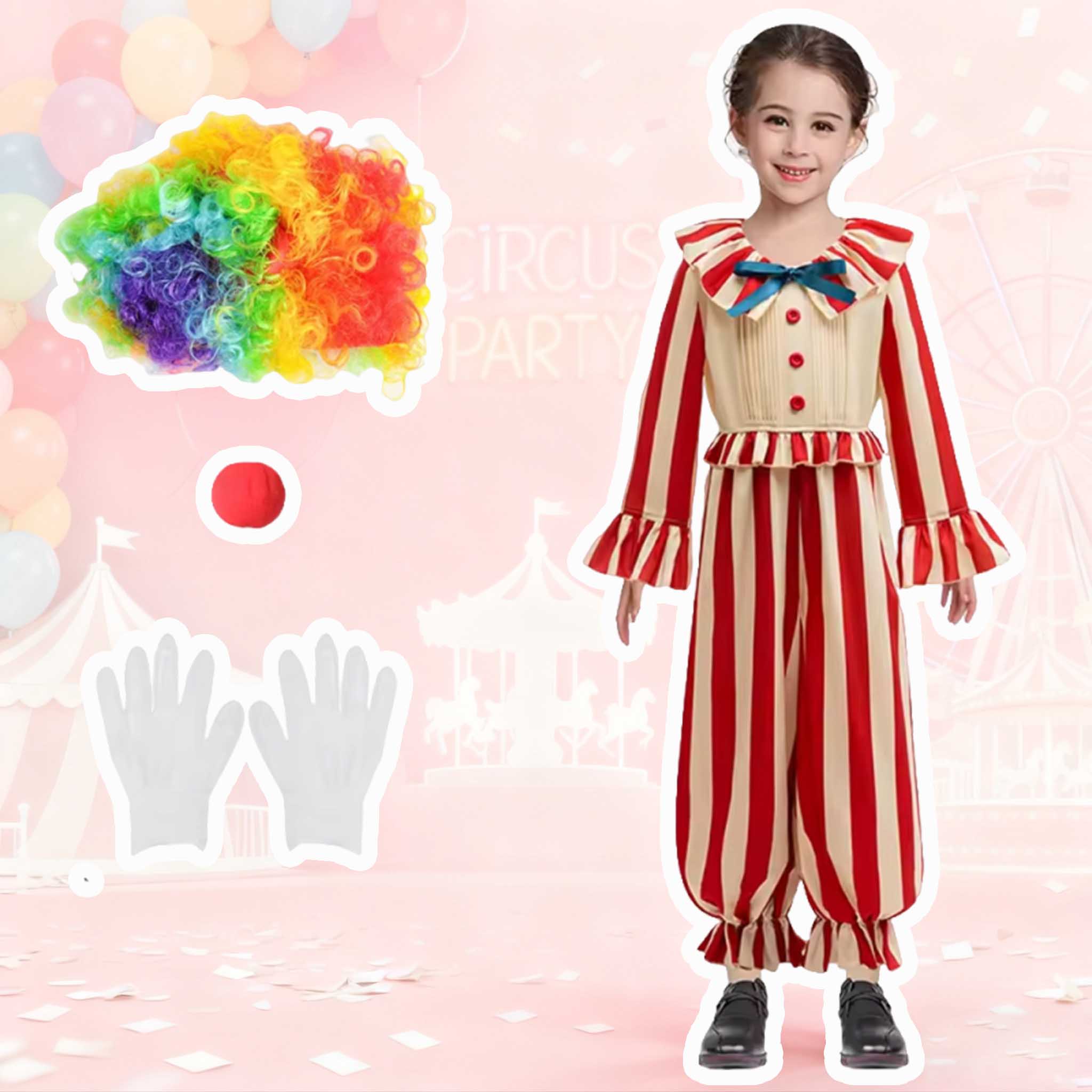 Baby Clothing Usa - Наряды клоуна на Хэллоуин для маленьких